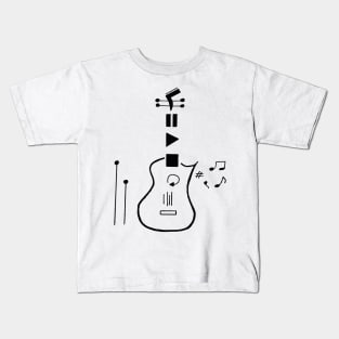 Play the guitar Kids T-Shirt